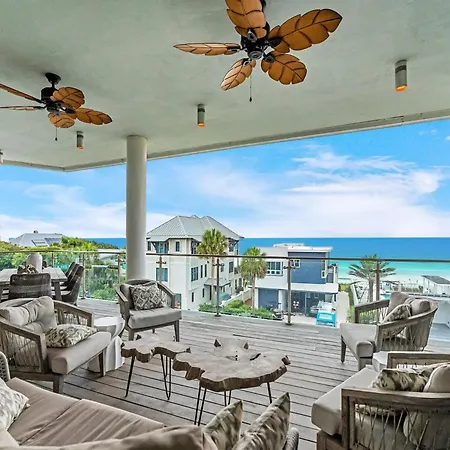 Elegant Gulf-View Retreat with Private Beach